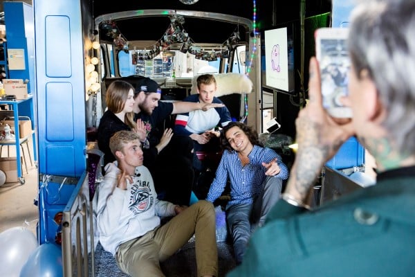 Gegenbauer: Am Set der Reality-Serie „CrewCrew“.